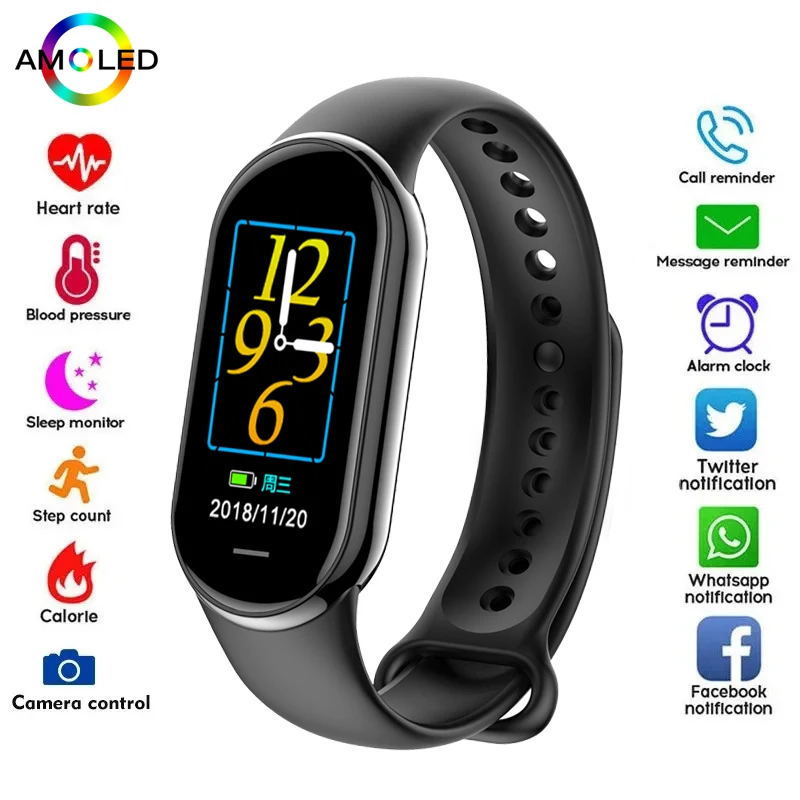 New Original Small M8 Band Sma - Smartwatch Square Watches For Men ulasan dan harga