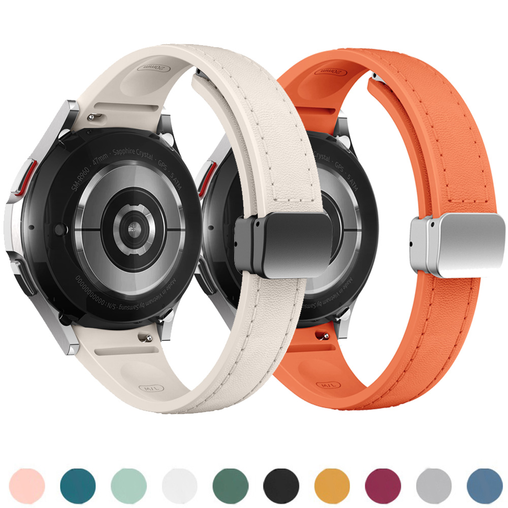 Genuine Leather+silicone Strap - Smartwatch Slim Watches For Men ulasan dan harga