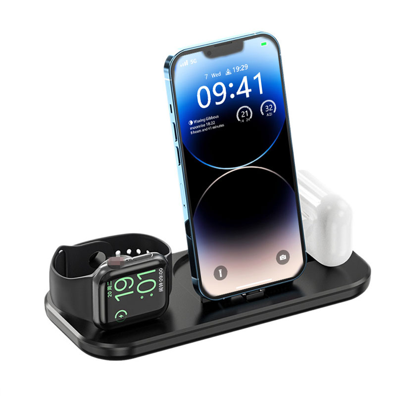 Foldable 3 In 1 Wireless Charg - Watch Xs8 ulasan dan harga