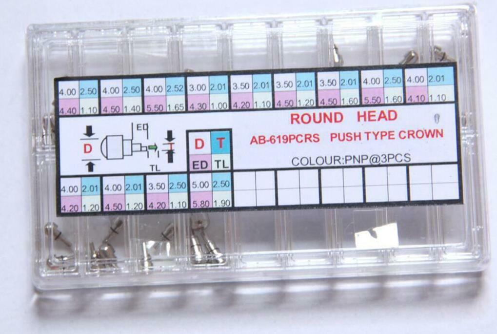 619PCR Assortment of Round Hea - Watch Crown Pusher ulasan dan harga