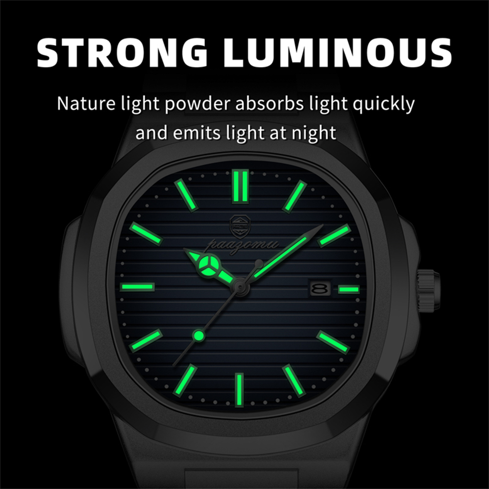 PAAZOMU Business Men Square Wa - Smartwatch Square Watches For Men ulasan dan harga