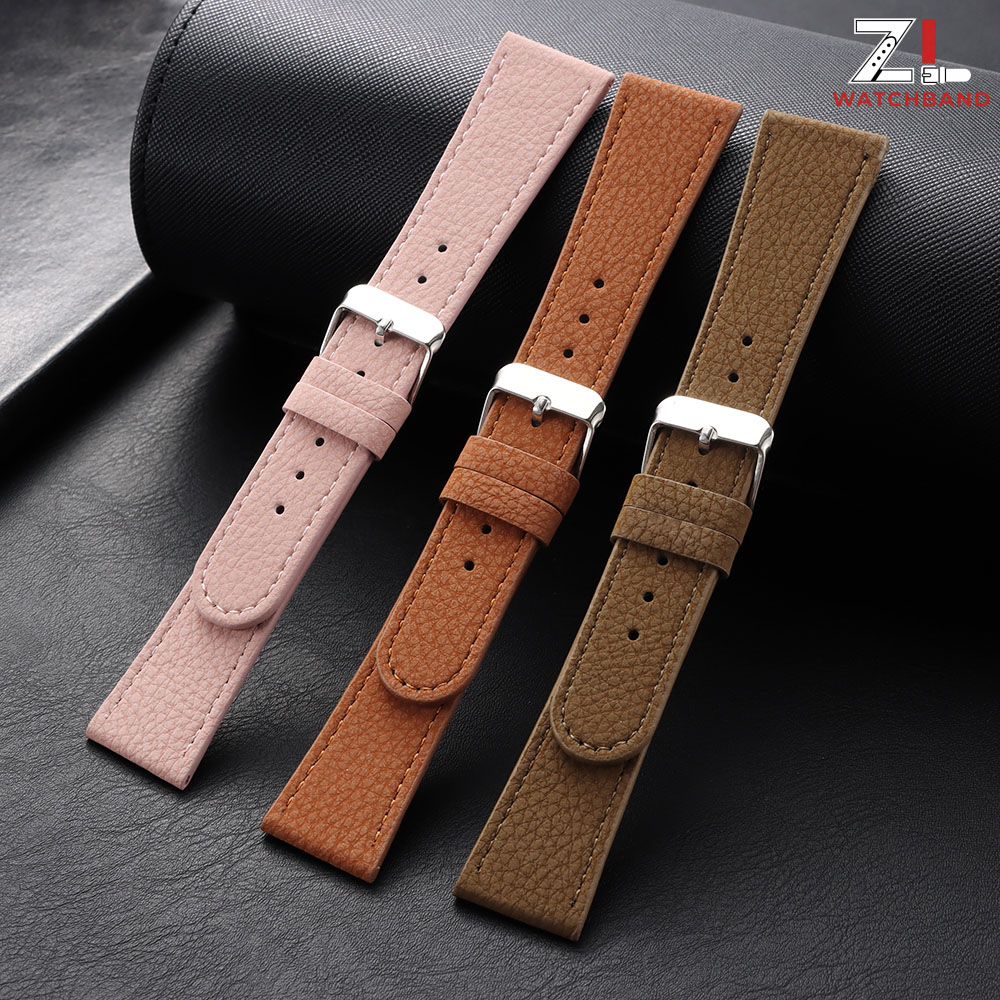 Lychee Pattern Leather Watchst - Smartwatch Purple Watches For Women ulasan dan harga