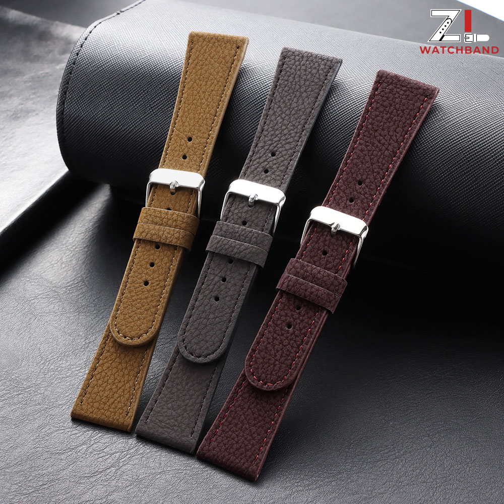 Lychee Pattern Leather Watchst - Smartwatch Purple Watches For Women ulasan dan harga