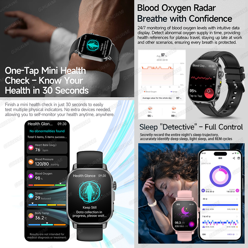 2026 New Health Smart Watch Pr - Smartwatch Health Watches For Women ulasan dan harga