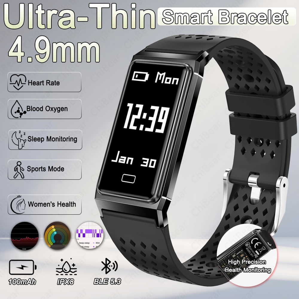 2026New 4.9mm Ultra-Slim Smart - Smartwatch Slim Watches For Men ulasan dan harga