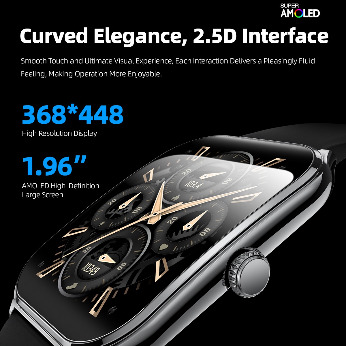 Fashion Ultra-Slim Amoled Smar - Smartwatch Slim Watches For Men ulasan dan harga