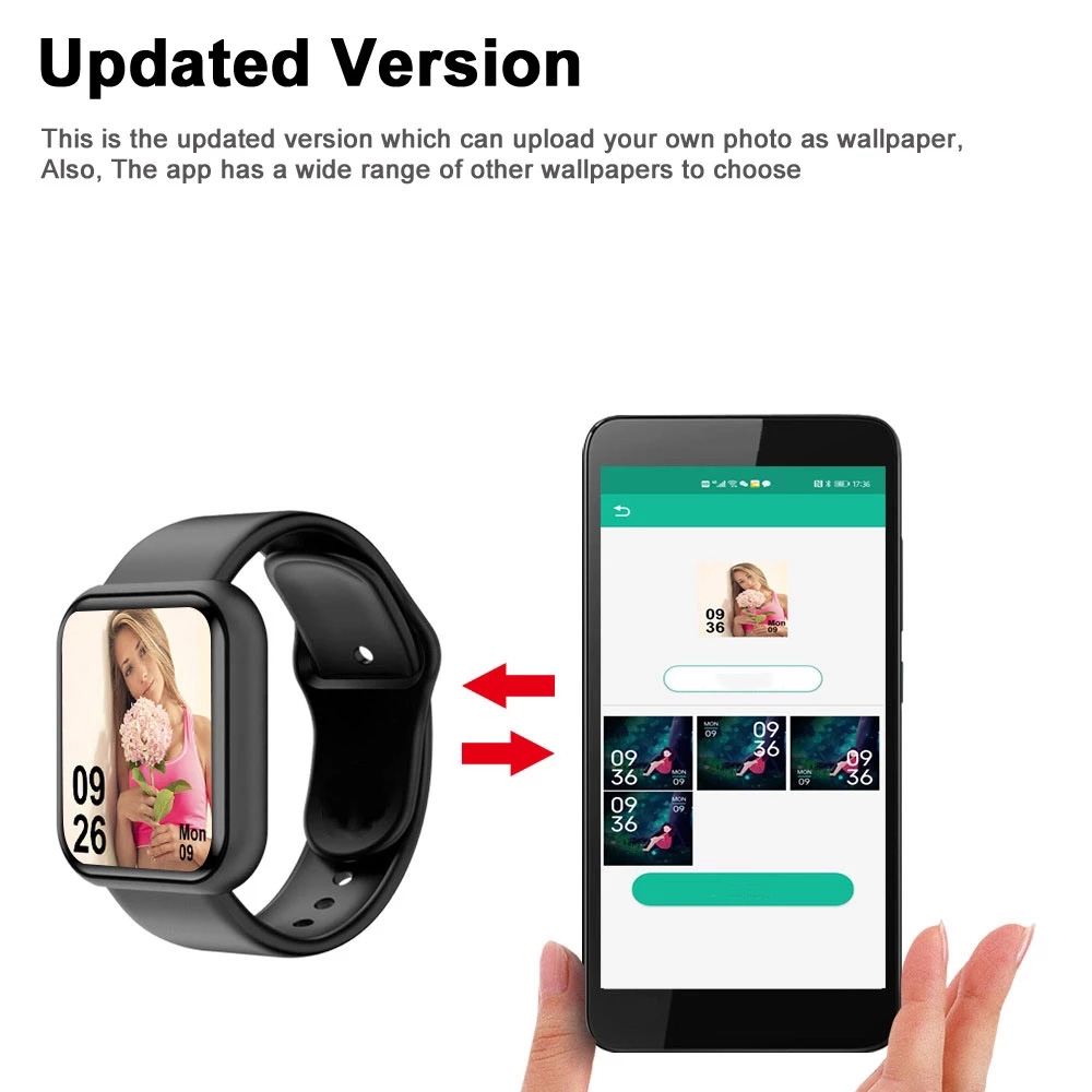 Smart Watch Women Men Music Co - Watch Smart Y68 ulasan dan harga
