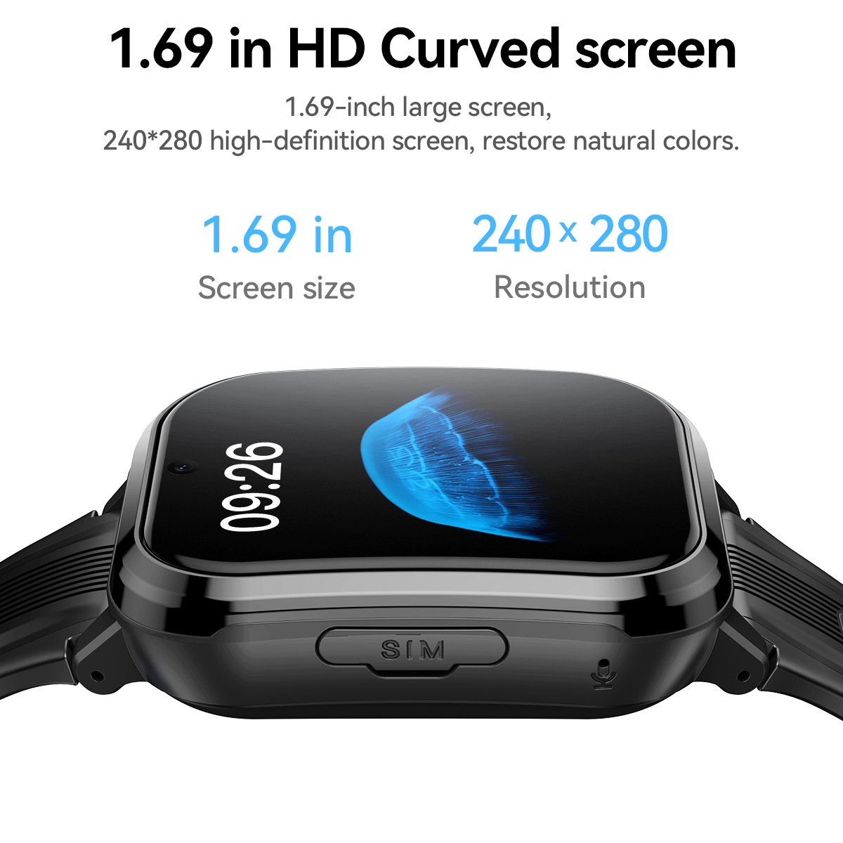 HOCO Y108 1.69inch HD LCD Curv - Smartwatch Watches For Kids With Gps ulasan dan harga