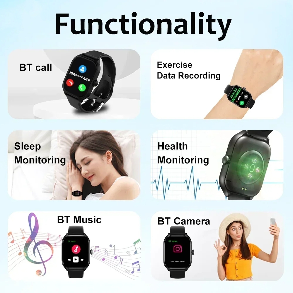 2026 New Men's Smart Watch Wom - Watch Smart Y68 ulasan dan harga
