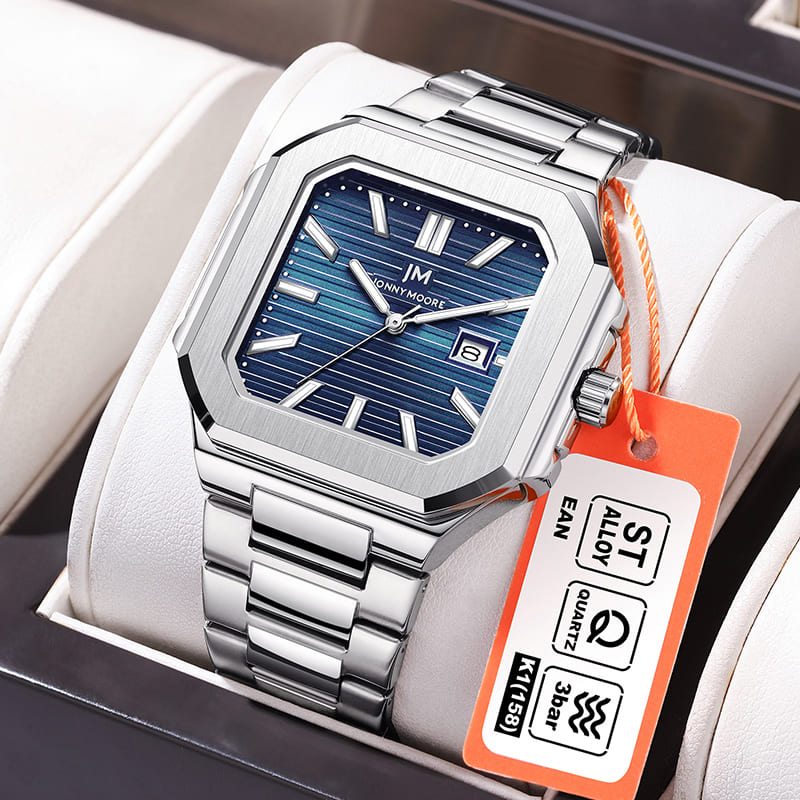JONNY MOORE K1050 Fashion Luxu - Smartwatch Square Watches For Men ulasan dan harga