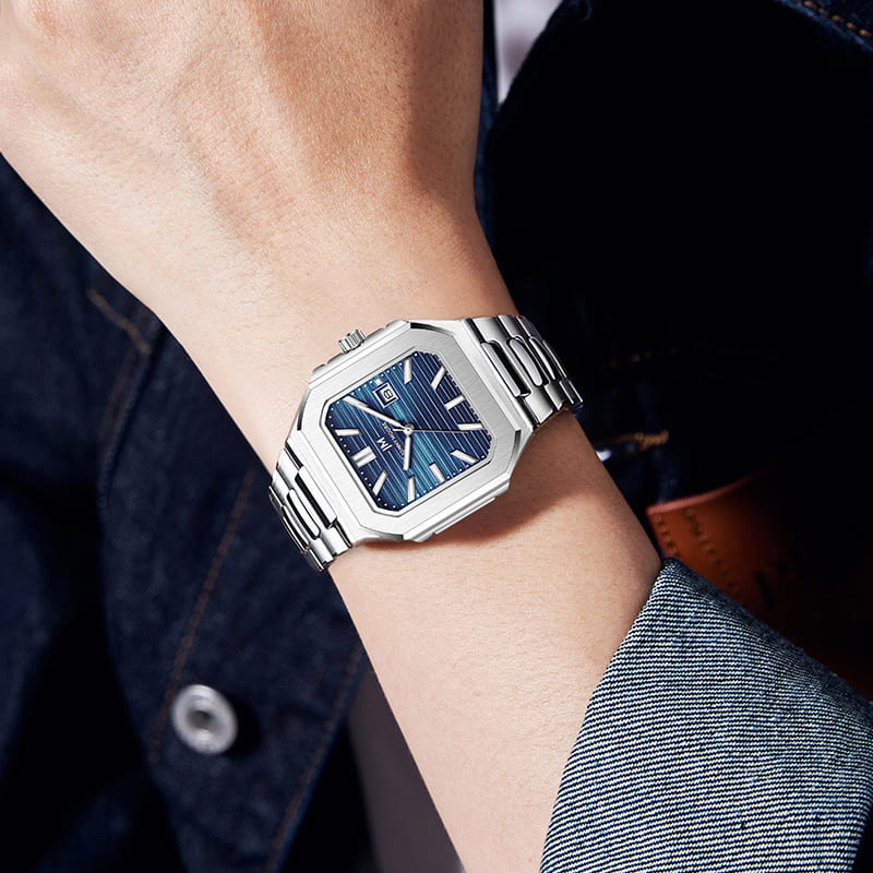 JONNY MOORE K1050 Fashion Luxu - Smartwatch Square Watches For Men ulasan dan harga