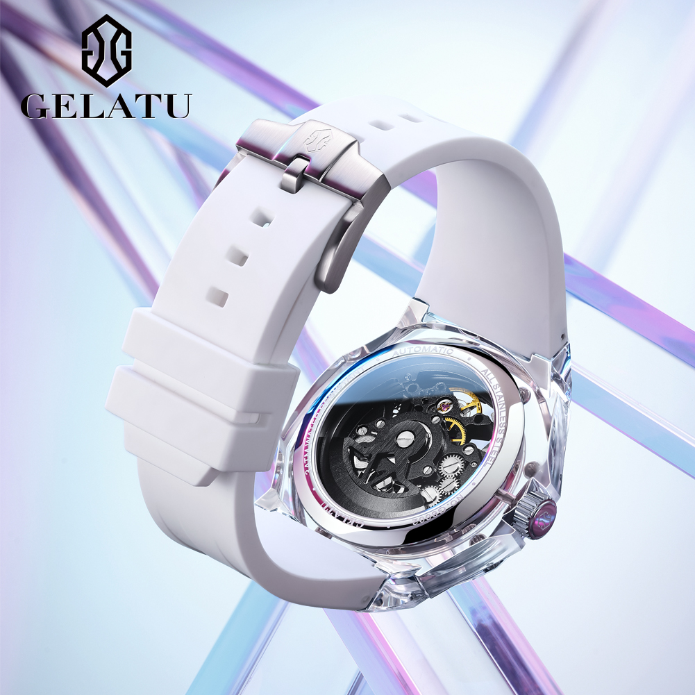 GELATU 8002 Automatic Mechanic - Leather Watch Strap ulasan dan harga